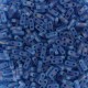 Miyuki quarter tila 5x1.2mm kralen - Matted transparent capri blue ab QTL-149FR